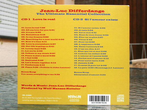 The Ultimate Essential Collection - CD 1 Love is real - CD 2 Si l'amour existe (CD) / Jean-Luc Differdange